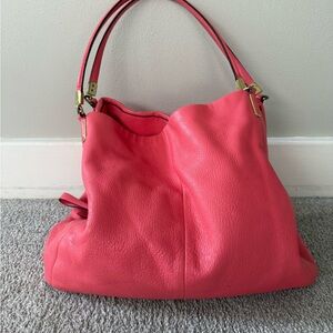 Coach Pink Leather Handbag